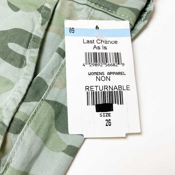 Joe's Jeans The Icon Skinny Ankle pants 26 new NWT camo camouflage olive green - Picture 13 of 14